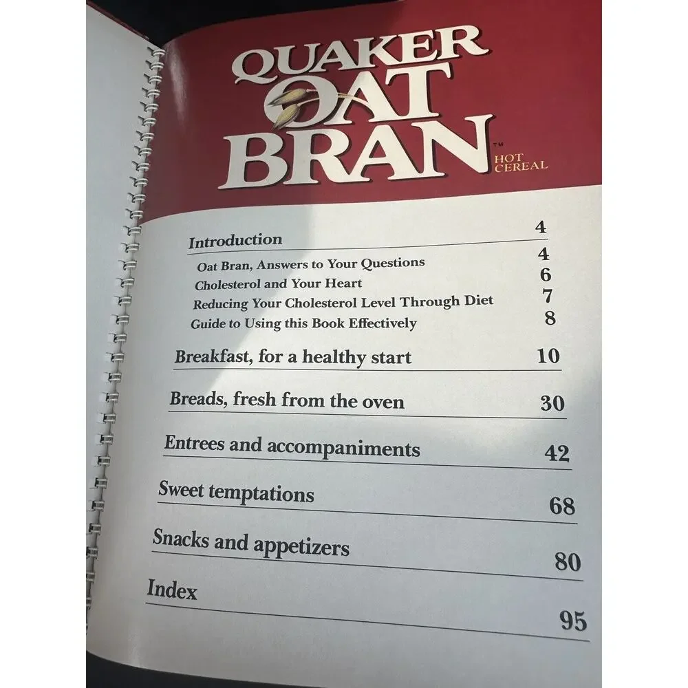 1989 Quaker‎ Oat Bran Hot Cereal Cookbook